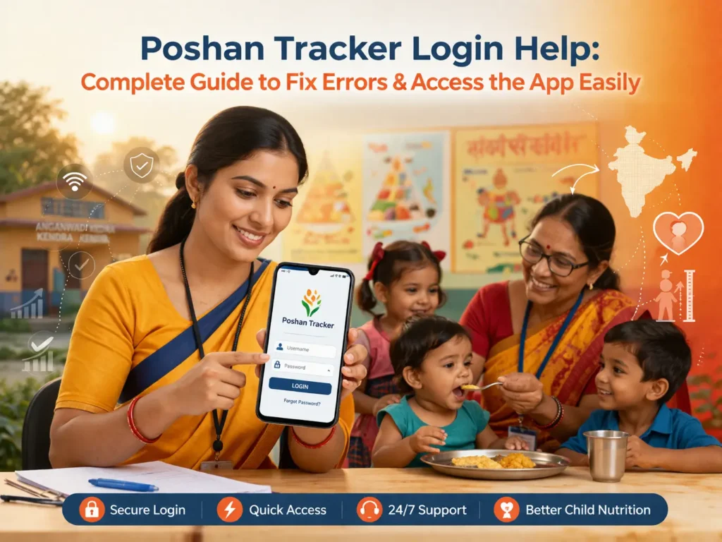 Poshan tracker login