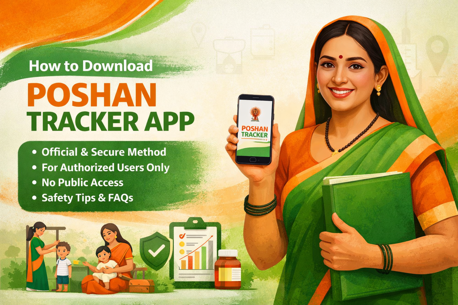 Poshan Tracker app